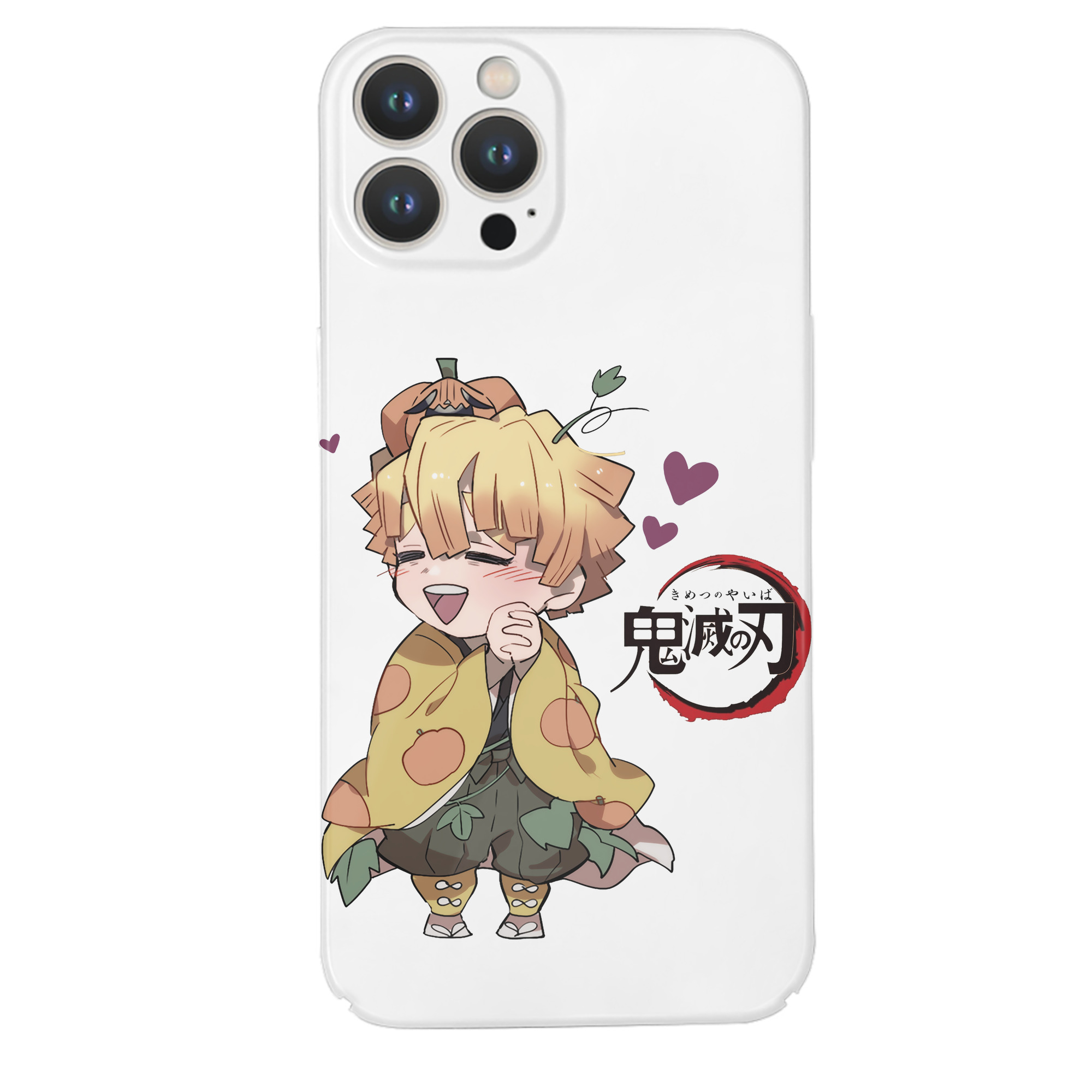 （画像用） 鬼滅の刃（きめつのやいば）我妻 善逸／あがつま ぜんいつ Agatsuma Zenitsu 【iPhone 14シリーズ対応】ハードケース